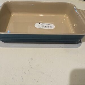 NWT Le Creuset Rectangular Casserole Baking Dish 25 CM Deep Teal
